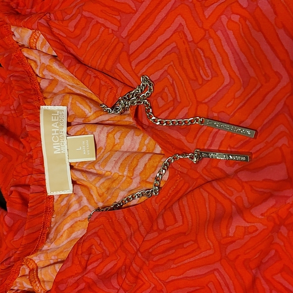 Michael Kors woman's blouse sz L - Picture 5 of 6